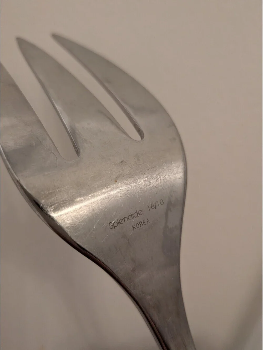 Splendide Serving Spoon & Meat Fork 18/10 Stainless Steel Korea